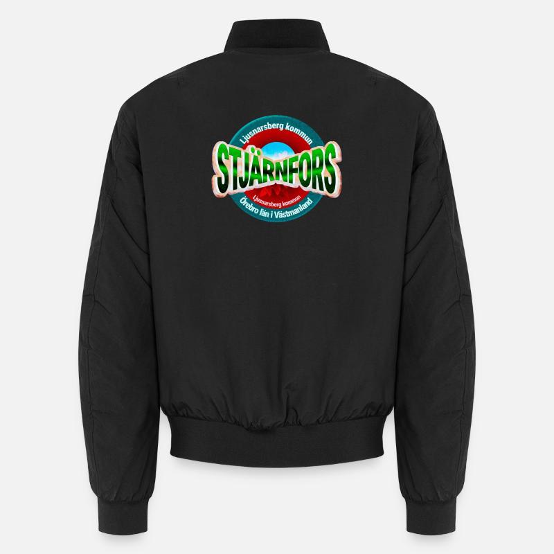 Stjärnfors - Unisex Bomber Jacket - black