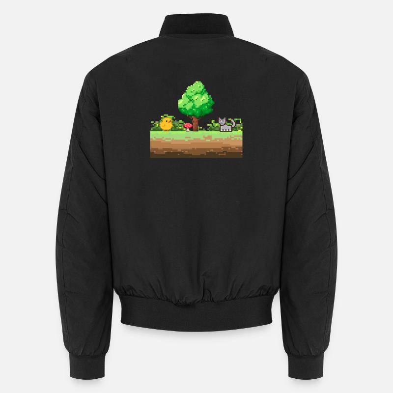 Aventure Pixel Garden Bomber unisexe