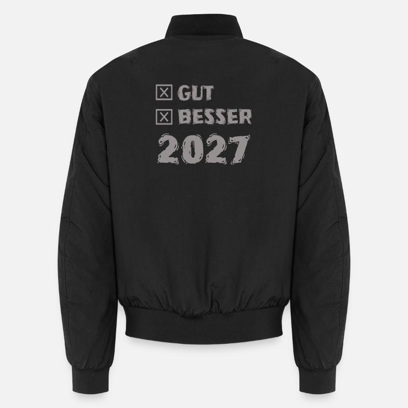 2027 - Unisex Bomber Jacket - black