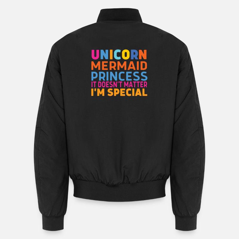 Princesse sirène licorne Bomber unisexe