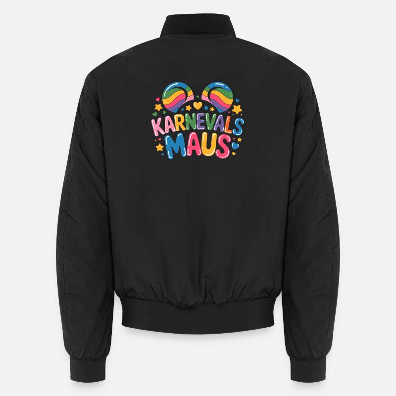 Carnival Mouse Cologne Carnival Mouse - Unisex Bomber Jacket - black