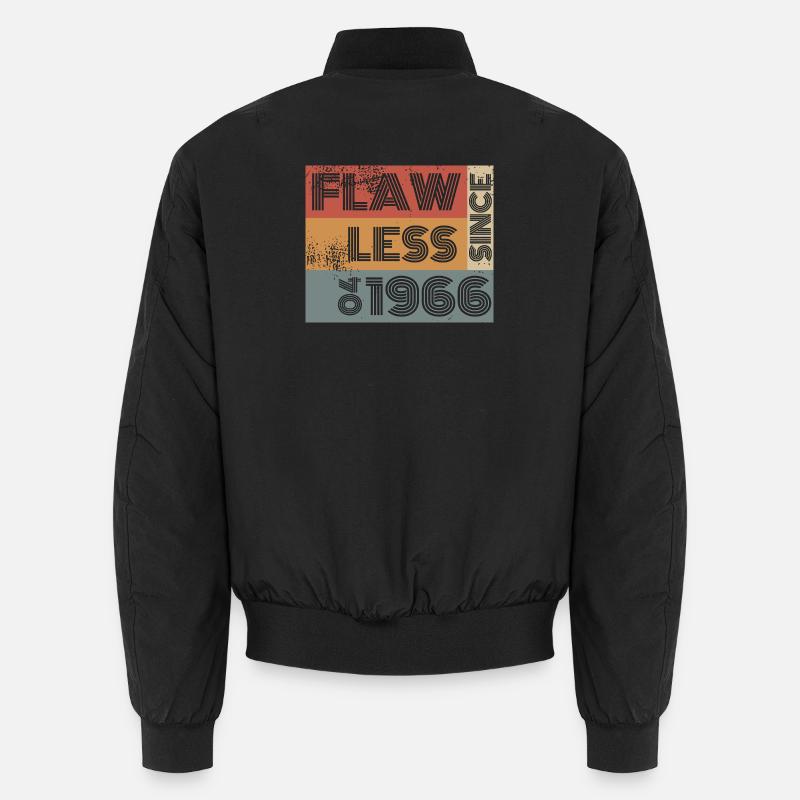 60. Geburtstag Flawless since 04/1966 Unisex Bomberjacke