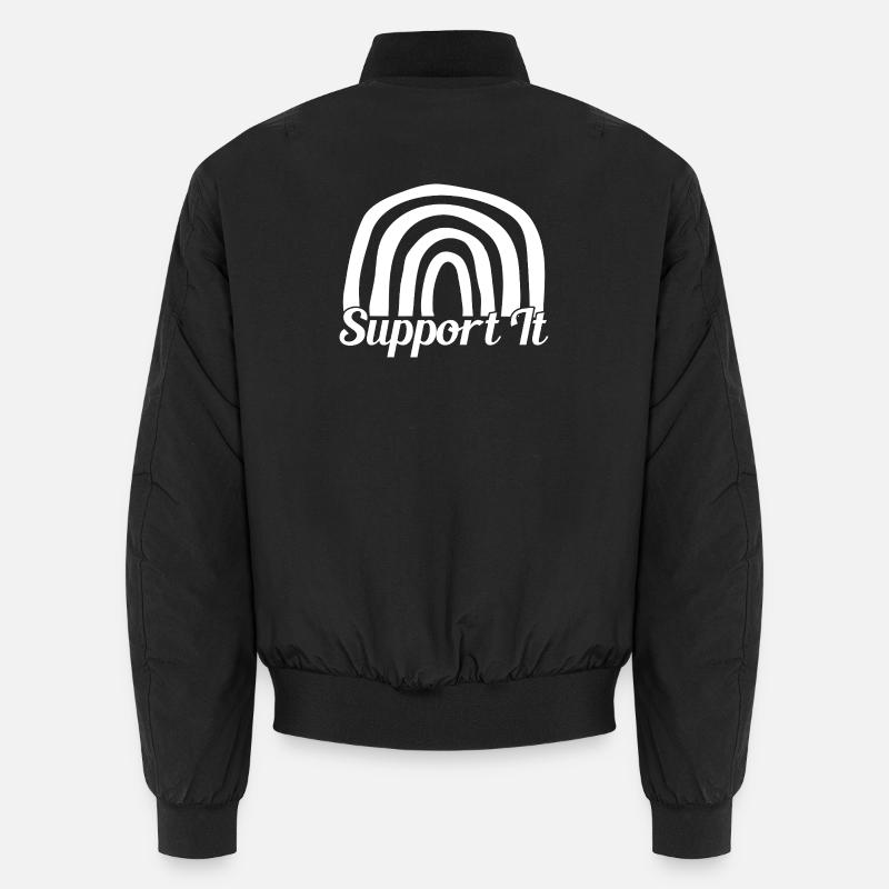 Social Worker Quote Support It Social Work Unisex Bomberjacke