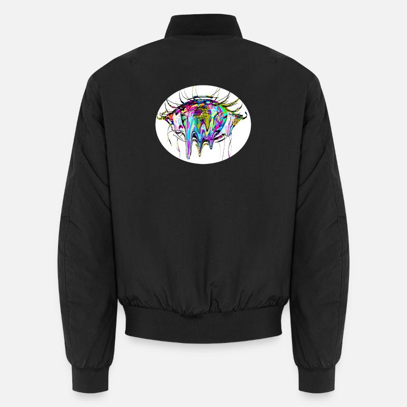 Farbauge - Unisex Bomberjacke - Schwarz