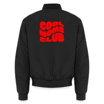 Cool moms club - Bomber unisexe - noir - Dos - AI Model Male 185 light (185cm)