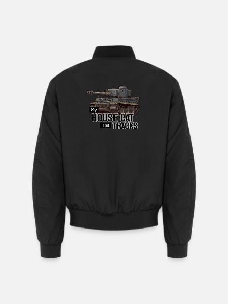 Panzer Tiger I – My House Cat ha cingoli RCCX - Giacca bomber unisex - nero