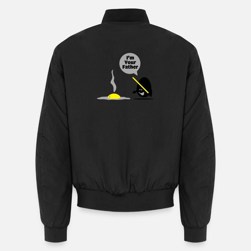egg vader - Unisex Bomber Jacket - black