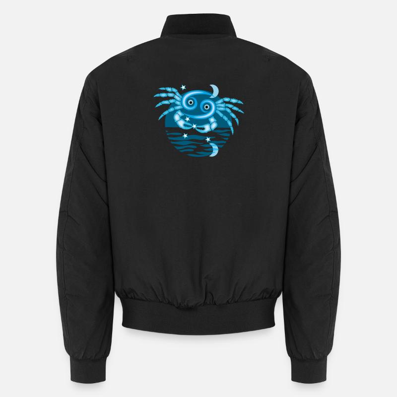 Zeichen des Krebs-Tierkreises Unisex Bomberjacke