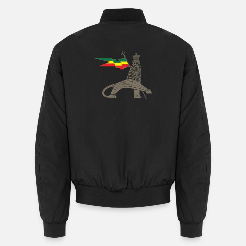 Lion royal avec barre de drapeau d’éther Bomber unisexe