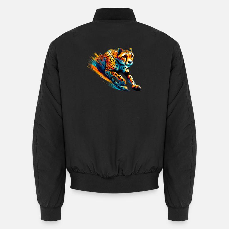 Guépard - Bomber unisexe - noir