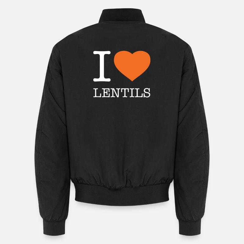 J’AIME LES LENTILLES Linsen Bomber unisexe