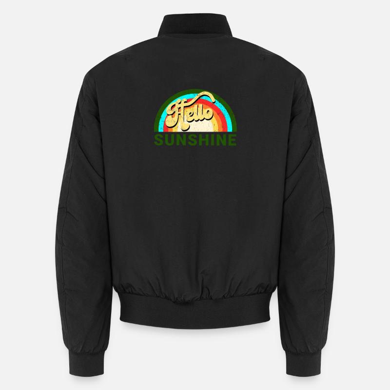 hello sunshine - Unisex Bomber Jacket - black
