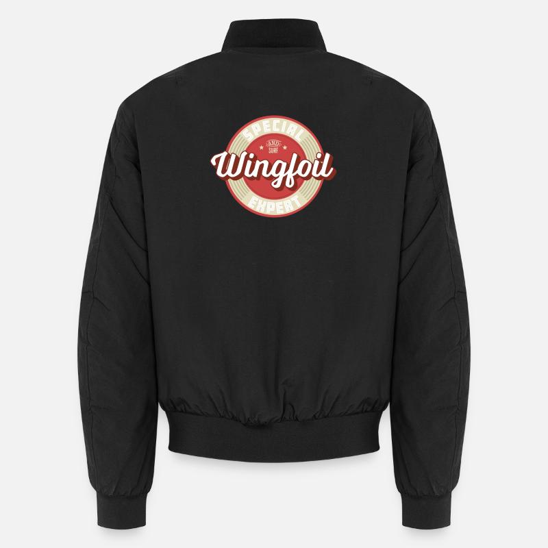 Wingfoil Label - Unisex Bomberjacke - Schwarz