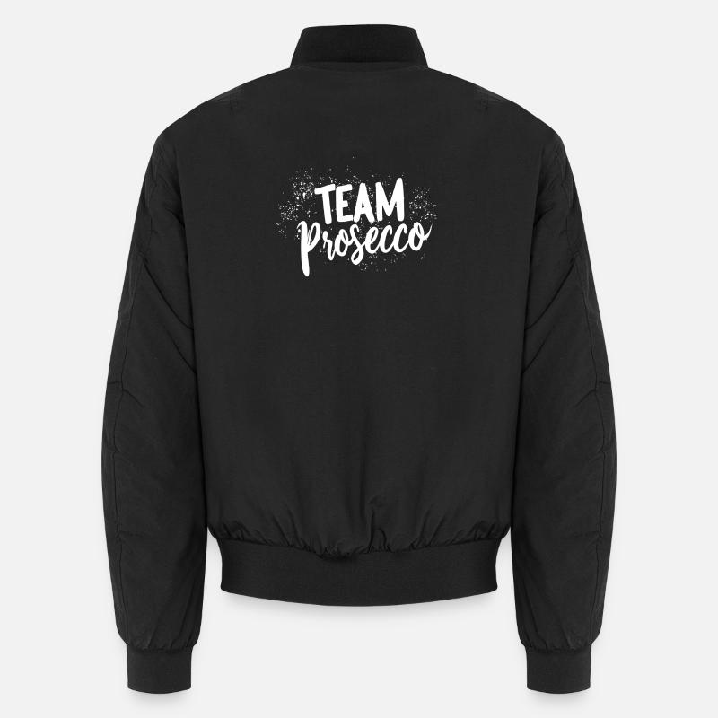 Team Prosecco! - Unisex Bomberjacke - Schwarz