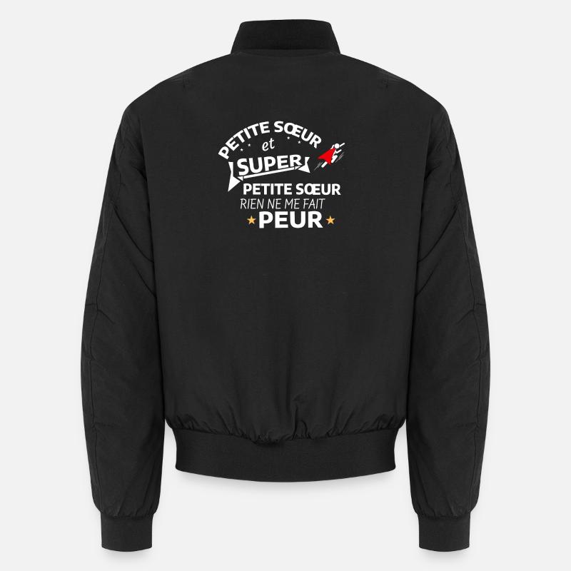 Superschwester und kleine Schwester Mut Unisex Bomberjacke