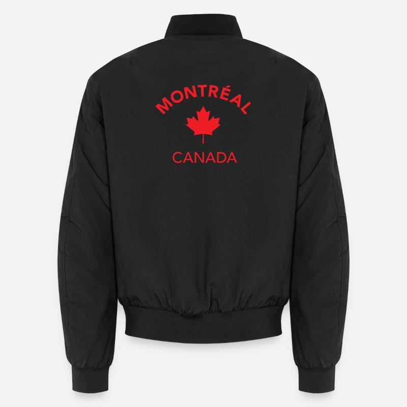 MONTREAL CANADA - Unisex Bomberjacke - Schwarz