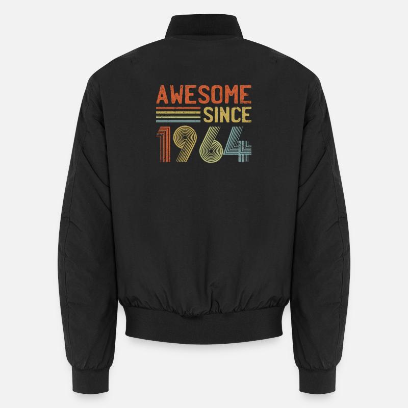 Conception typographique rétro inspirée des années 90 Bomber unisexe