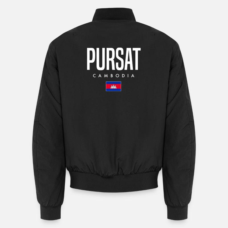 Pursat Cambodge Khmer - Bomber unisexe - noir