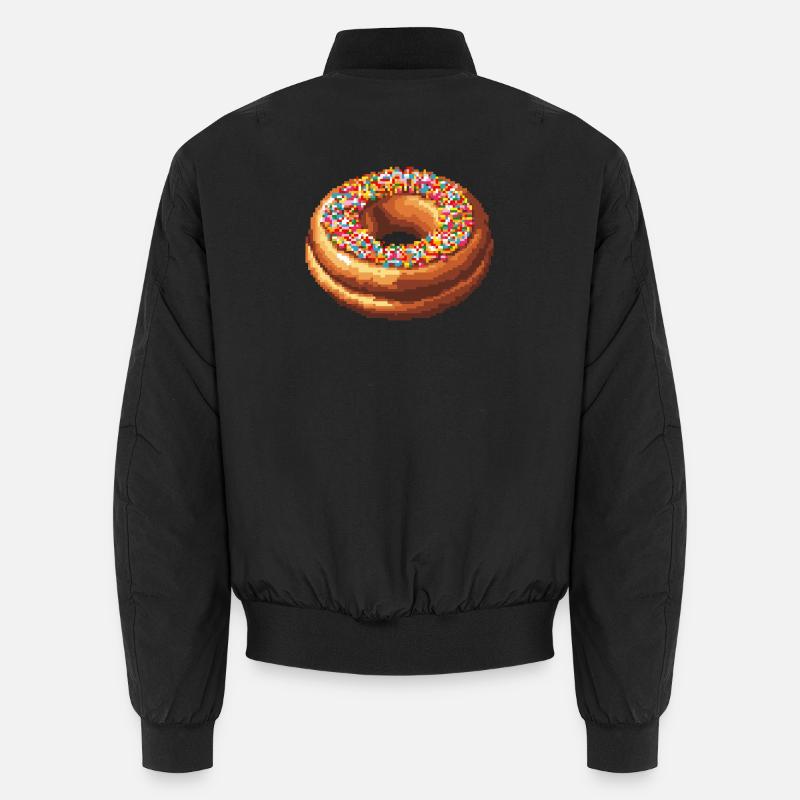 Pixel Donut  Unisex Bomberjacke