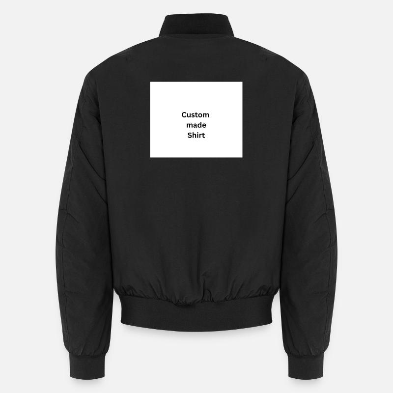Custom made Shirt - Unisex Bomber Jacket - black