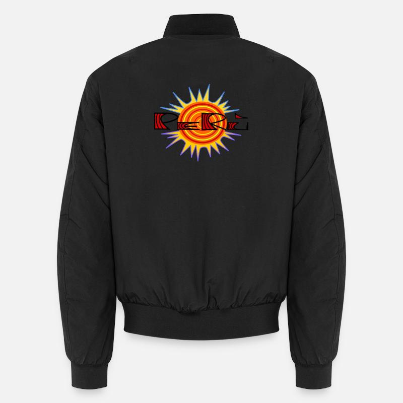 Logo Perù von Cean - Unisex Bomberjacke - Schwarz