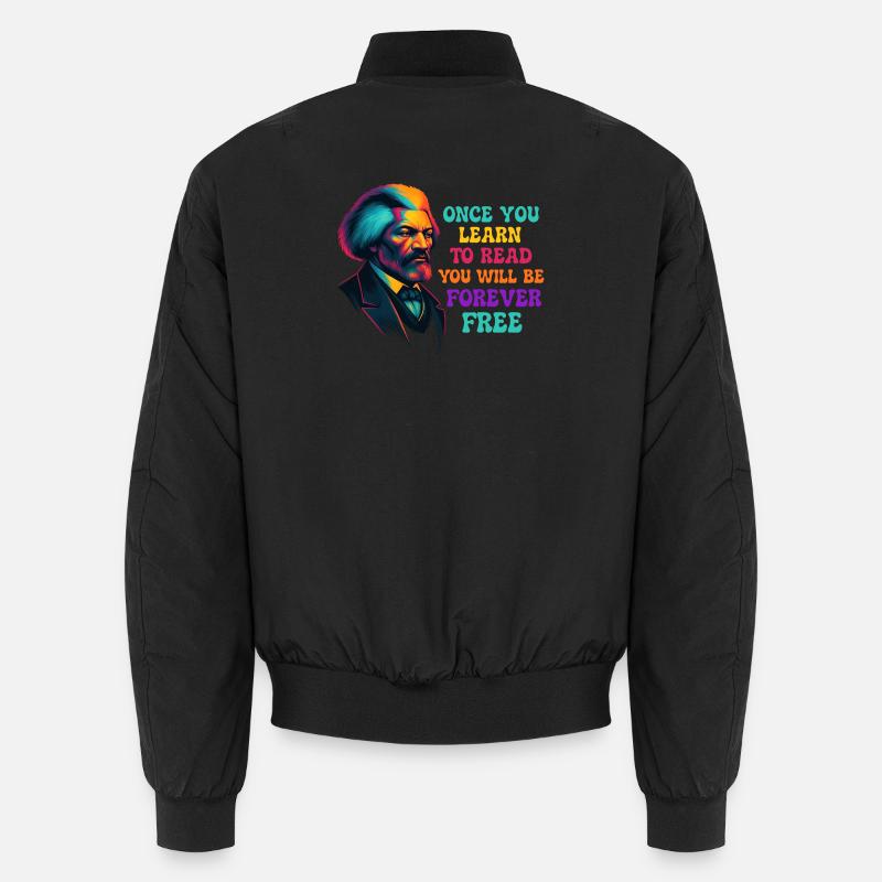 Sobald du lesen lernst, bist du frei Unisex Bomberjacke