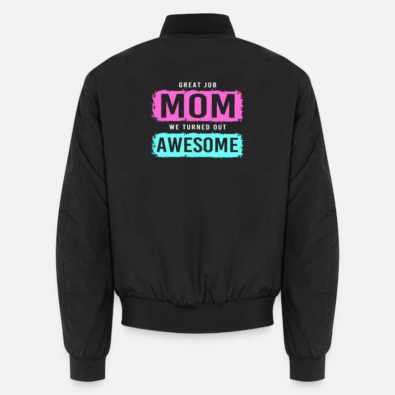 Maman célibataire Maman célibataire Maman célibataire - Bomber unisexe - noir