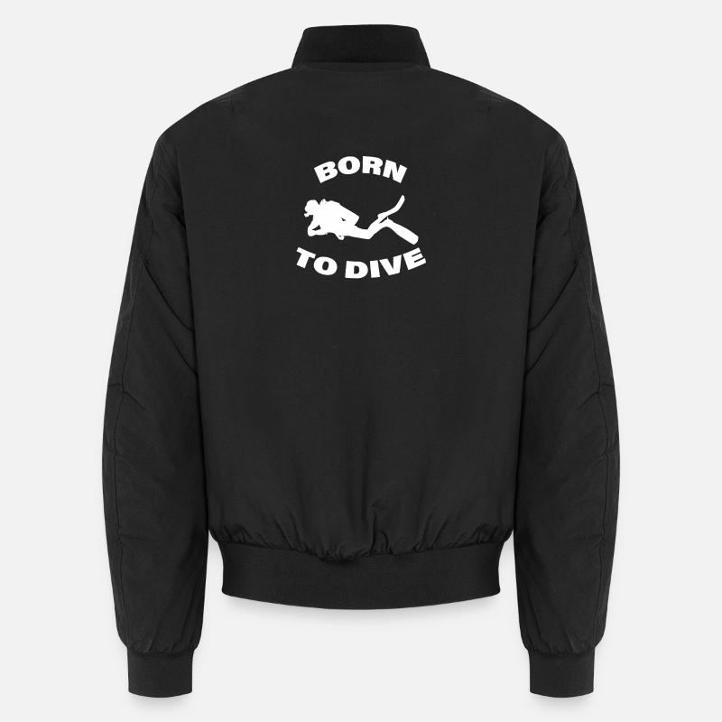 Né pour plonger Bomber unisexe
