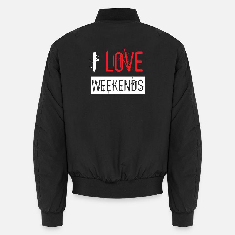 Love Red Paint Splatter Distressed Urban Design Unisex Bomberjacke