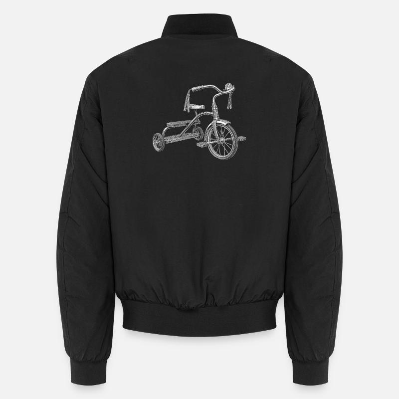 Dreirad - Unisex Bomberjacke - Schwarz