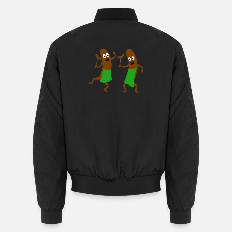 barbecue - Unisex Bomber Jacket - black