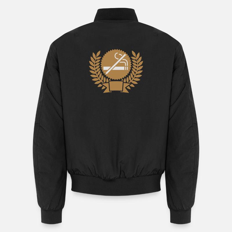 Non-smoker Text Unisex Bomber Jacket