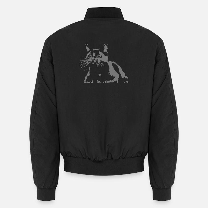 Katze Unisex Bomberjacke