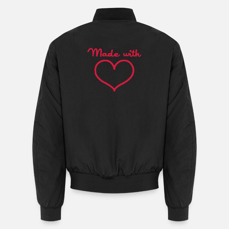 Made with love Unisex Bomberjacke