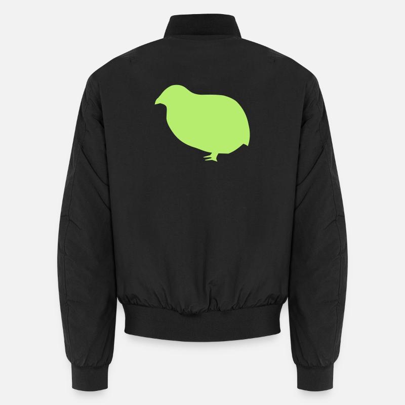 quail - Unisex Bomber Jacket - black