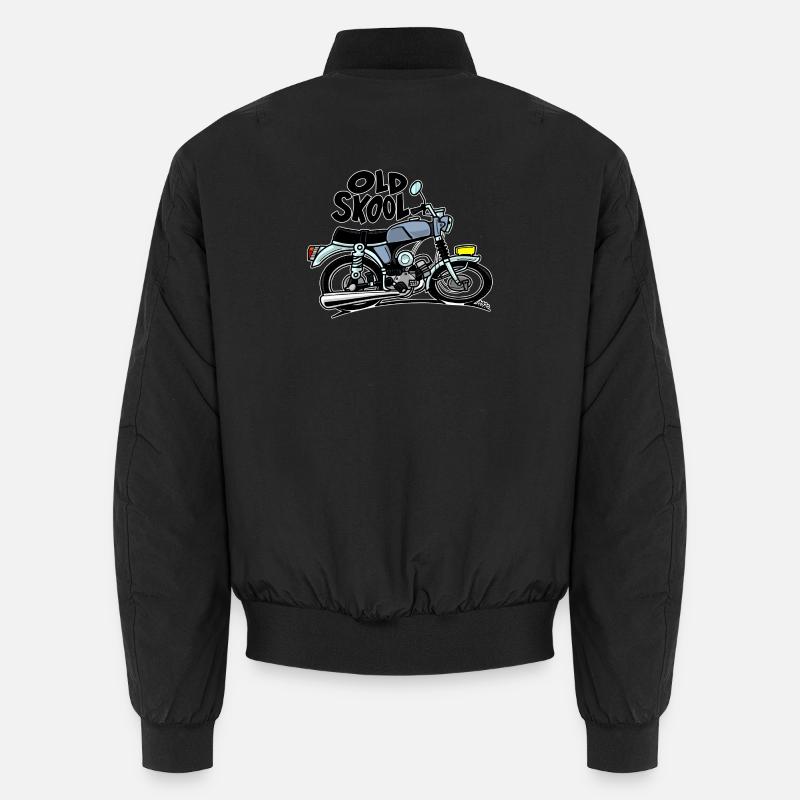0897 Moped 50cc Farbe ALTE SKOOL Unisex Bomberjacke