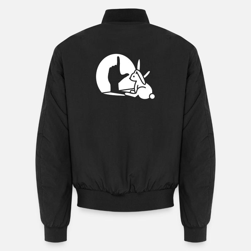 Lapin ombre main perdant Misfit main langue des signes Bomber unisexe