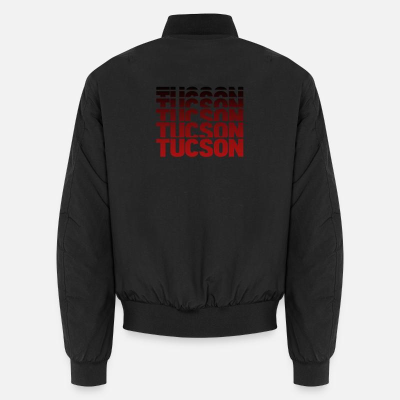 Tucson Lettering Gradient Poster Unisex Bomber Jacket