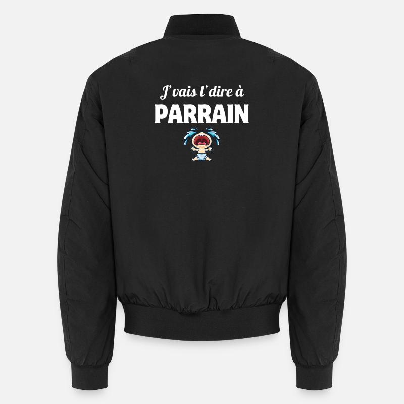 j'vais le dire, parrain, super parrain Bomber unisexe