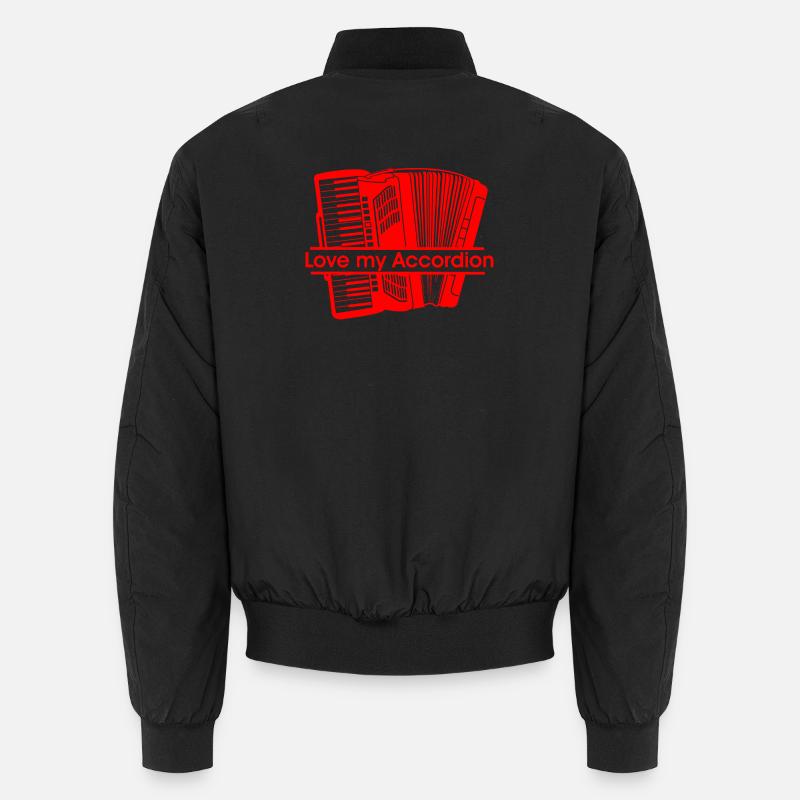 Love my Accordion Unisex Bomber Jacket