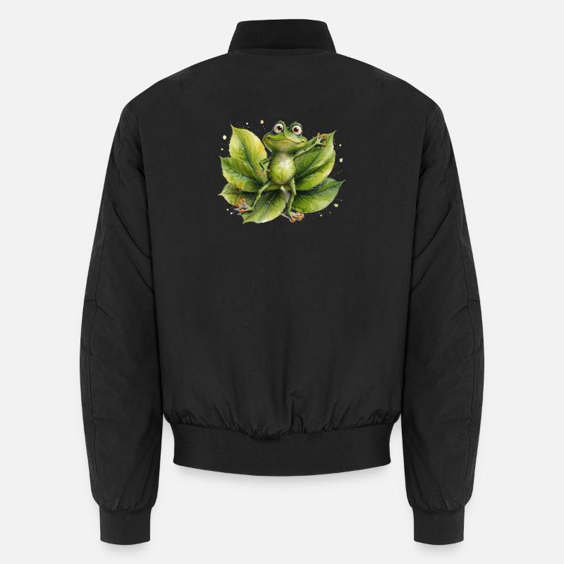 Grenouille dansante sur nénuphar Bomber unisexe
