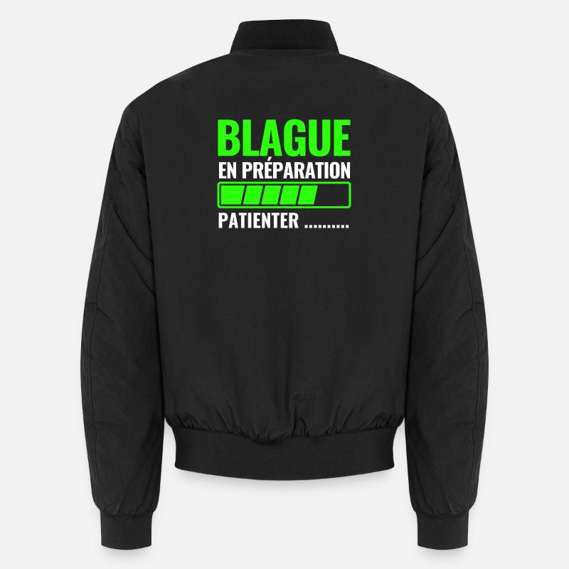 Joke in the making - Unisex Bomber Jacket - black