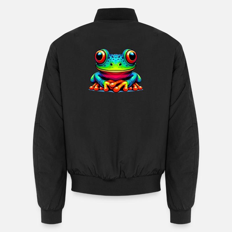 Frosch - Unisex Bomberjacke - Schwarz