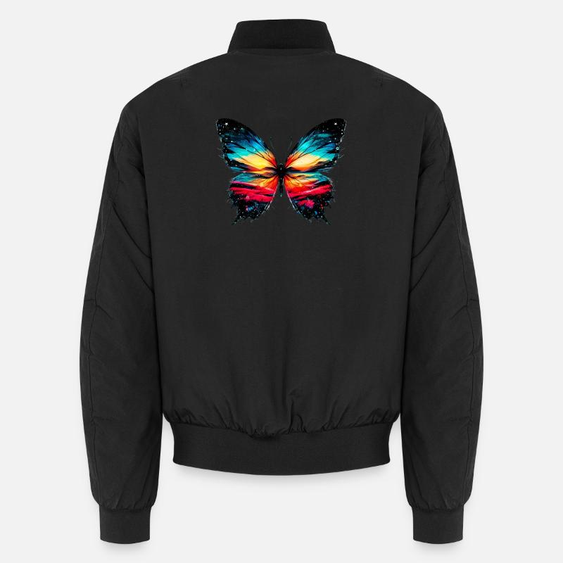 Papillon - Bomber unisexe - noir