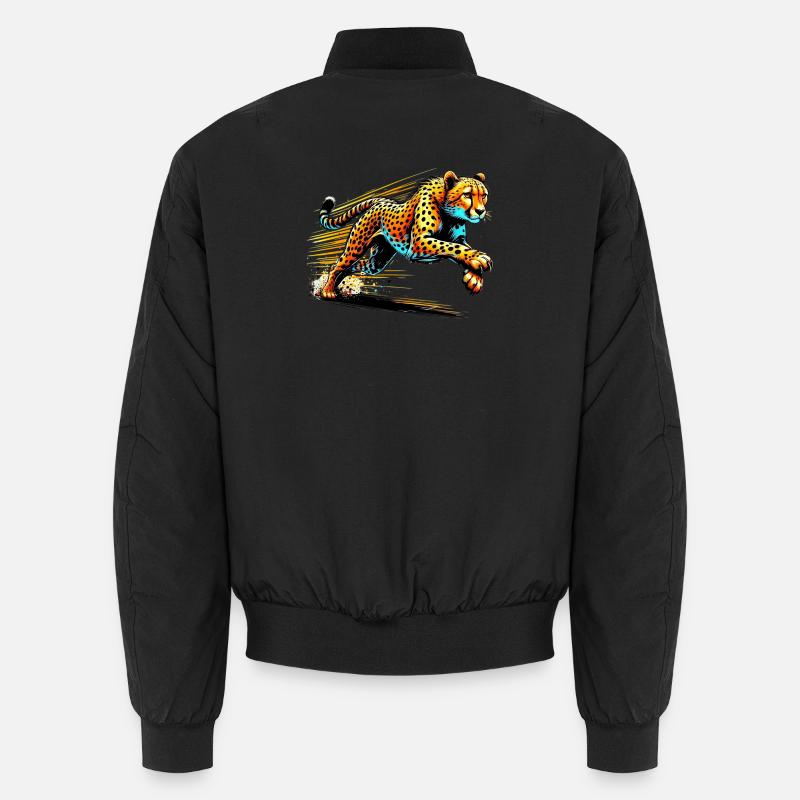 Cheetah - Unisex Bomber Jacket - black