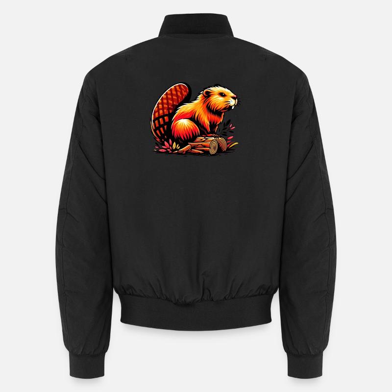 Bieber - Unisex Bomberjacke - Schwarz