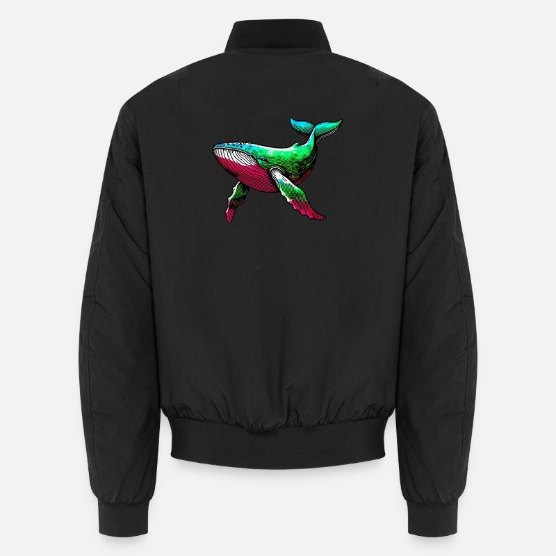 Whale Unisex Bomber Jacket