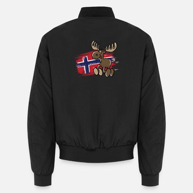 Norvège - Orignal - Bomber unisexe - noir