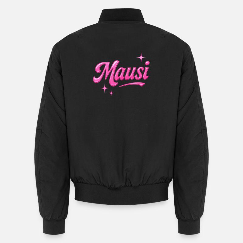 Mausi / Y2K Style - Unisex Bomber Jacket - black