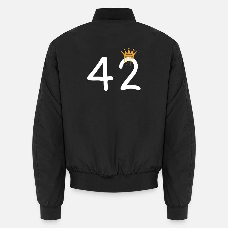 Graffiti numéro 42 avec couronne Bomber unisexe